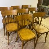Set of 8 mahieu bistro chairs