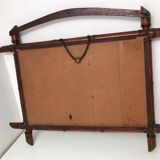 Vintage bamboo mirror