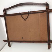 Vintage bamboo mirror