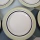 Lot n°2 de 5 assiettes à dessert Opaceline de Salins