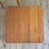 Vintage teak square coffee table