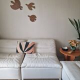 Wooden bird trio for wall decoration