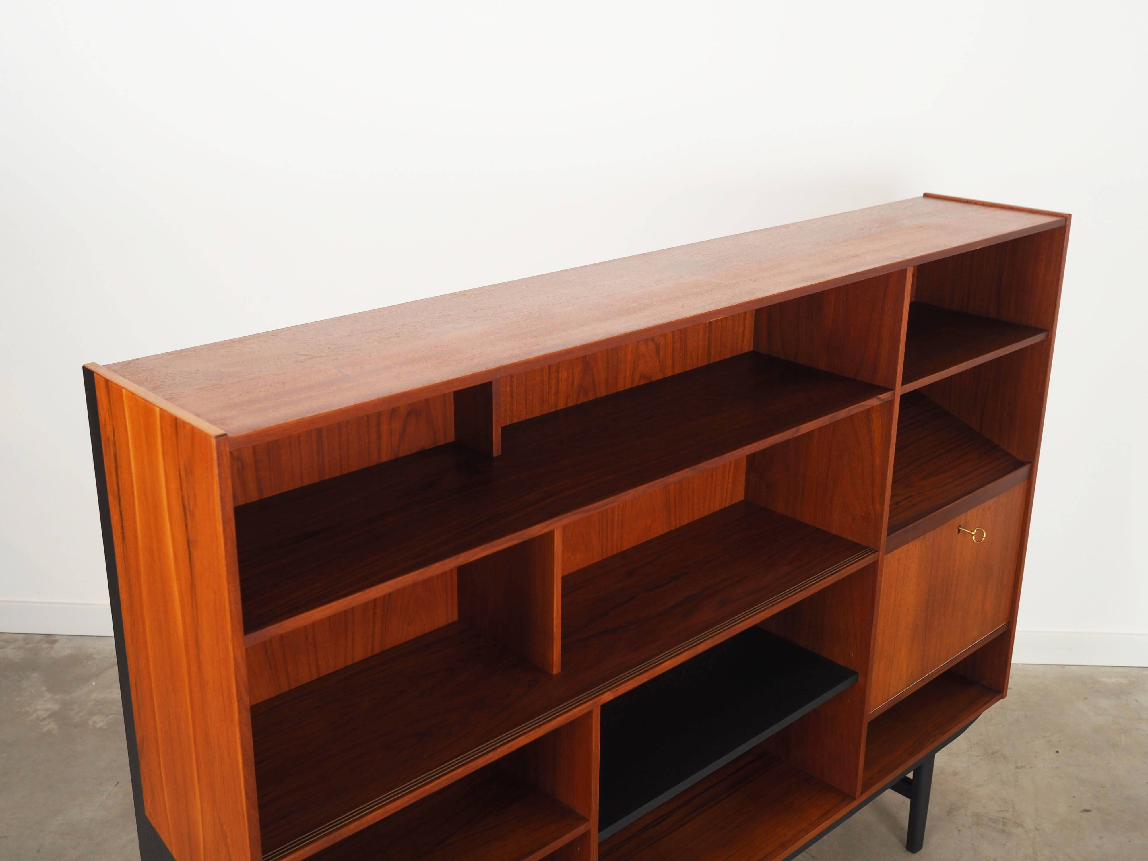 Teak bookcase, Danish design, 1970s, production: Denmark