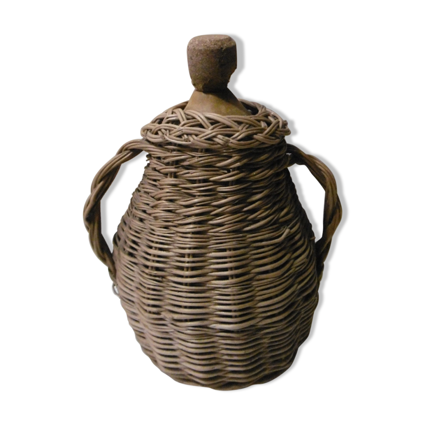 Bouteille gourde de vigneron ancienne