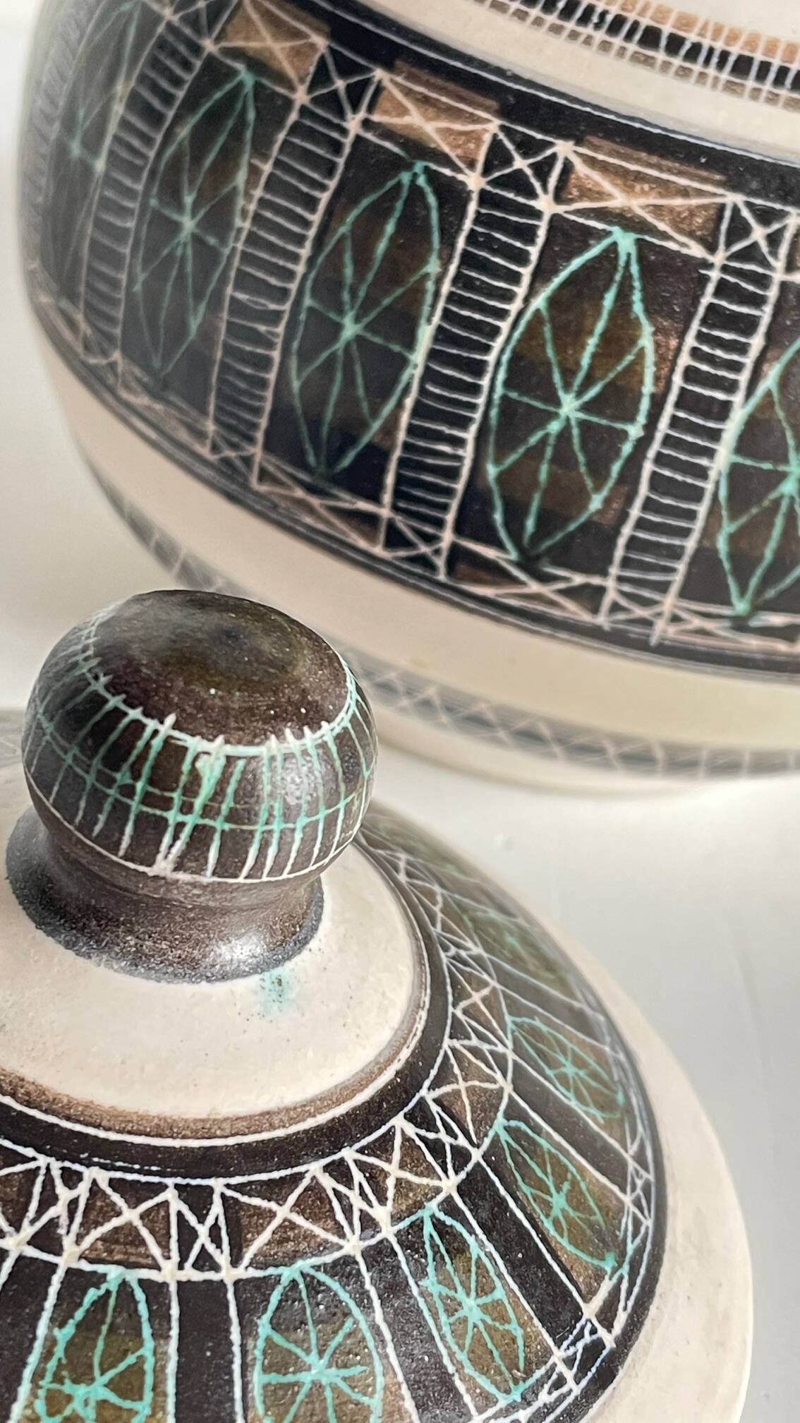 Ceramic Tobacco Pot Marcel GUILLOT