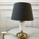 Table lamp in alabaster and brass 50s
