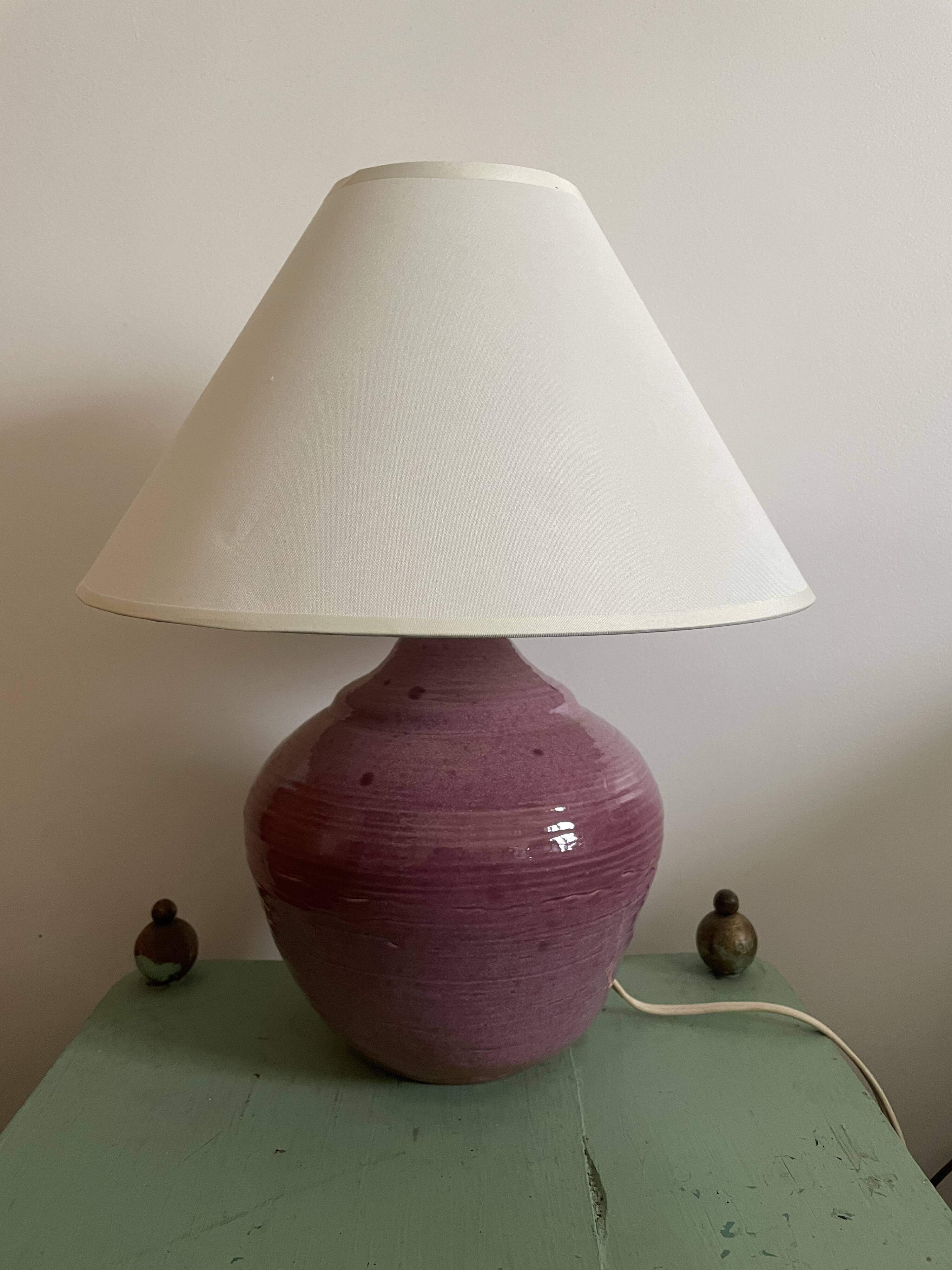 Vintage sandstone table lamp