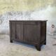 Carved solid wood chest.