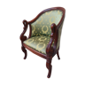 Gondola armchair with swan collar Empire style / Restoration