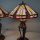 Set de 2 lampes Tiffany