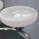1950s Chrome and Glass Chandelier by Drukov, Czechoslovakia