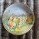 Large decorative antique porcelain plate