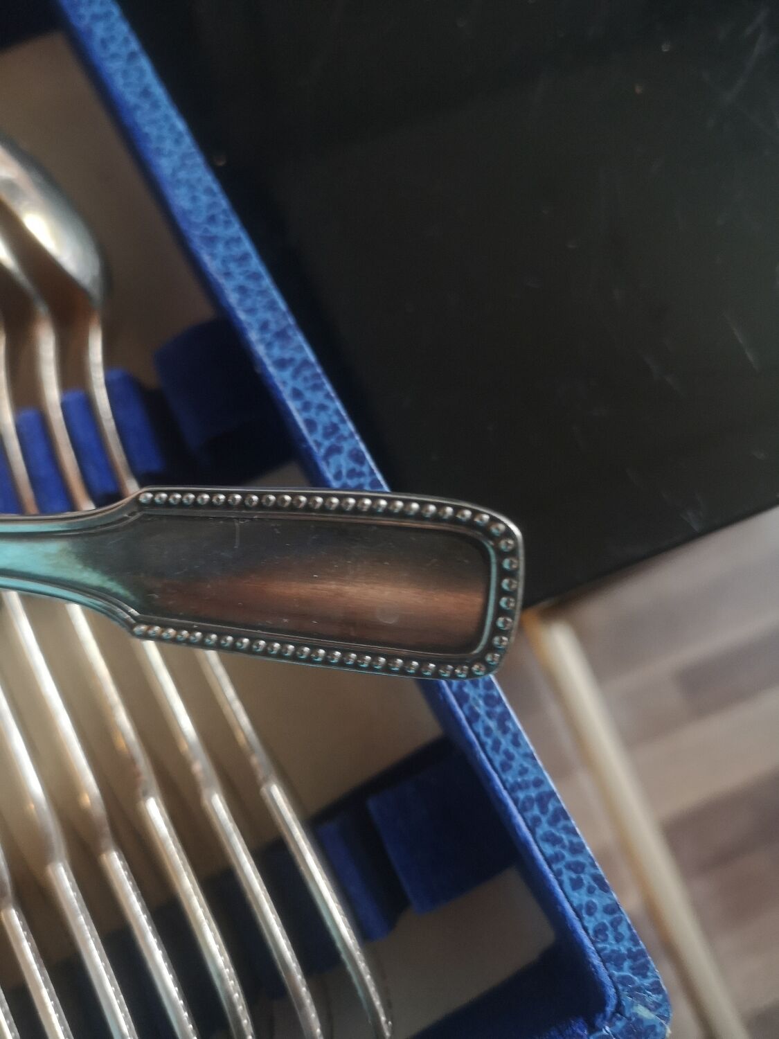 Silver-plated metal cutlery by Boulenger