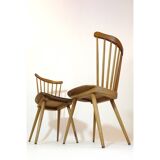 Pair of menuet chairs by Baumann, 1960s