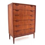 Teak chest of drawers, Denmark, 1960