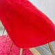 pair of vintage armchairs (red fur)