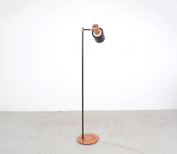 Lampadaire Fog en Morup Studio en cuivre, années 1960