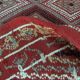 Traditional Ethnic Red Artisan Rug, Geometric Berber Rug