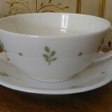 Narumi japanese porcelain cup and saucer
