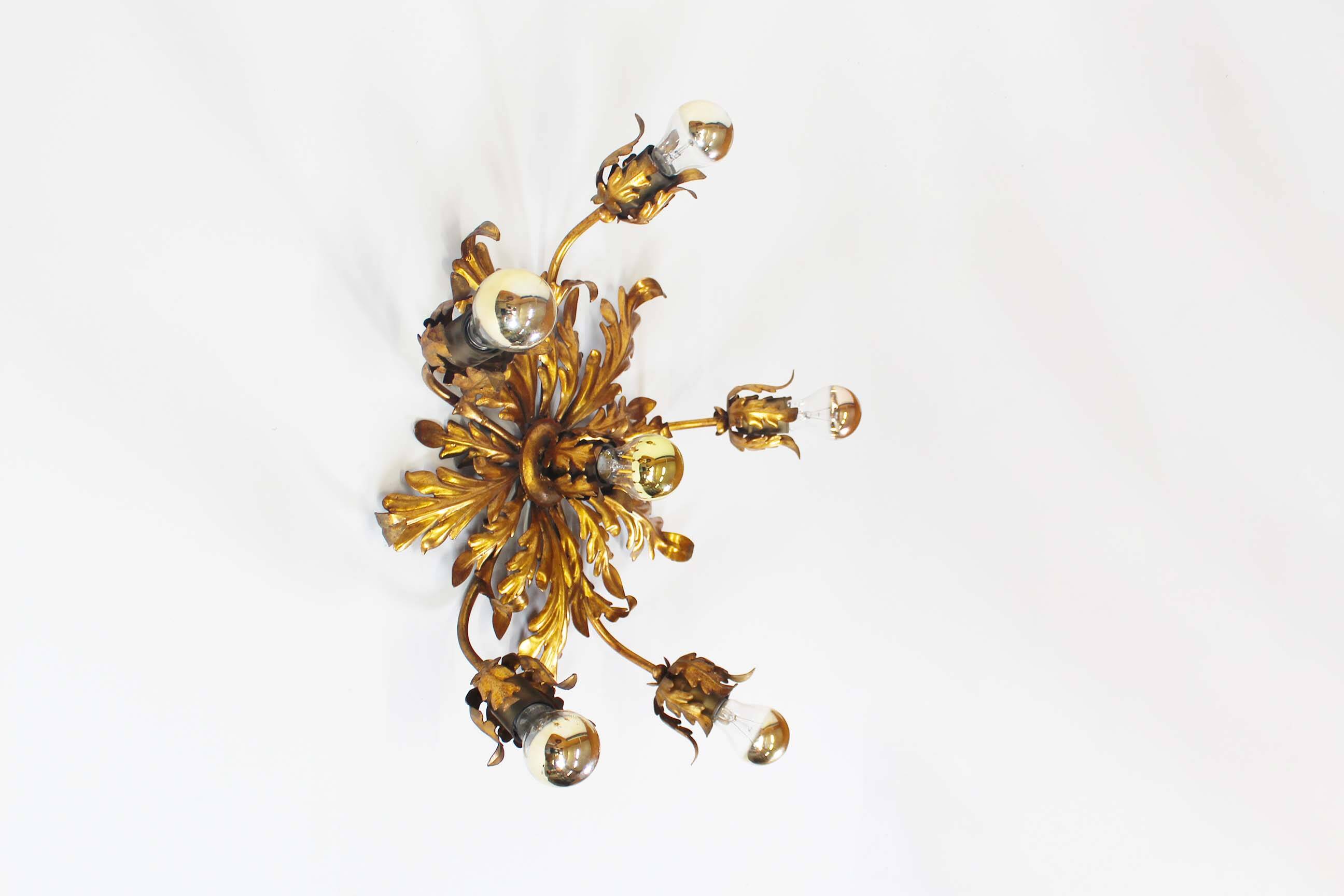 Large Spanish florentine ceiling or wall ligh