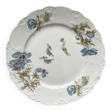Low Limoges porcelain compote dish