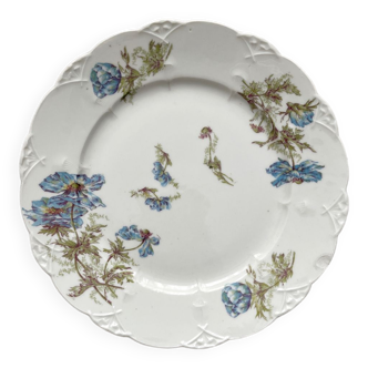 Low Limoges porcelain compote bowl