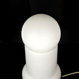 Mid-century glass table lamp from osvětlovací sklo valašské meziříčí, 1970s