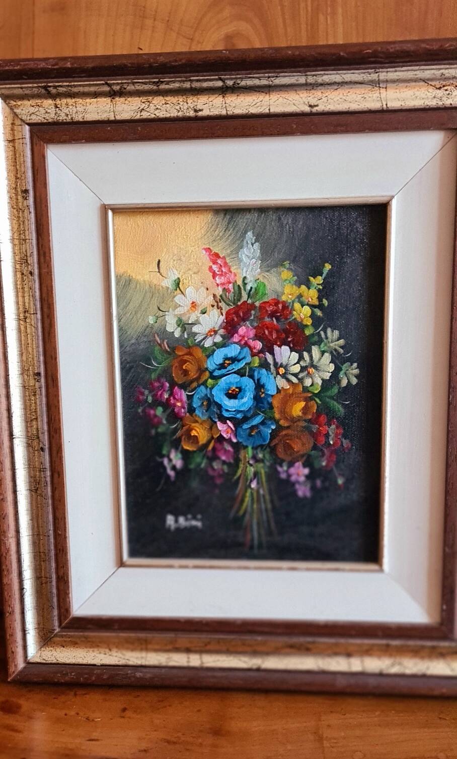 Floral painting signed A.Bini