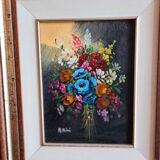 Tableau floral signé A.Bini