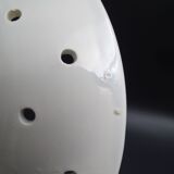 Digoin white earthenware strawberry drain plate - circa 1950 - Vintage