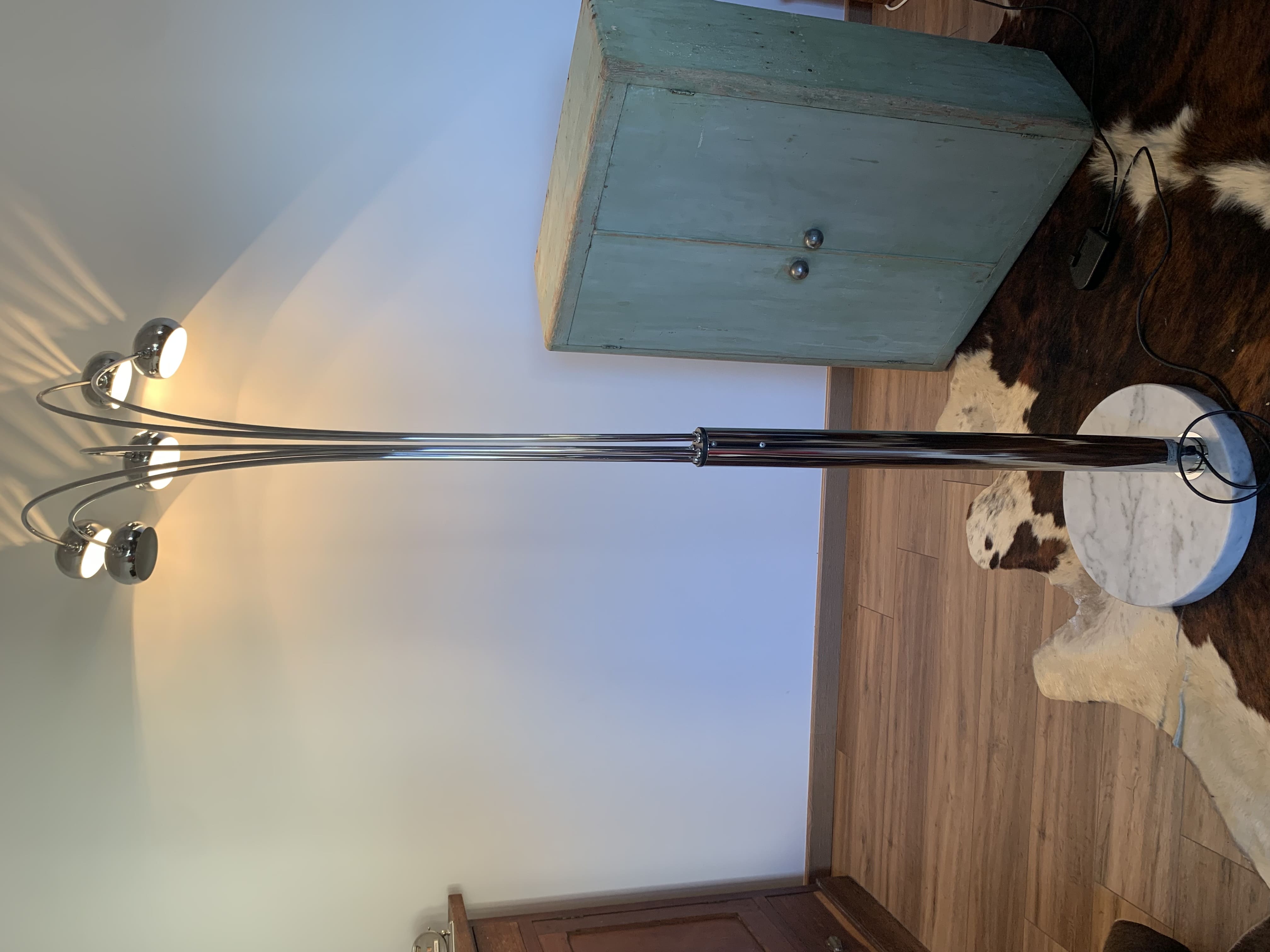 Lampadaire muguet  5 tiges