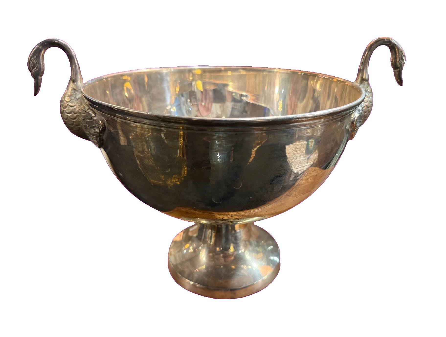 silver-plated champagne bucket