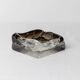 Transparent and Smoky Grey Murano Glass Ashtray – Vintage 1980s Hollywood Regency Decor