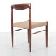 Set of 4 Scandinavian chairs in Rio rosewood by HW Klein