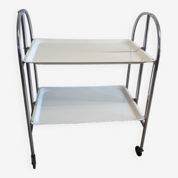 Vintage folding serving trolley from the 1950s