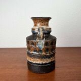 Ceramic vase from the Danish modern mid-century studio, 1960s.