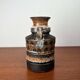 Ceramic vase from the Danish modern mid-century studio, 1960s.