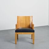 Pair of Stall armchairs by Christian Liaigre, circa 1990
