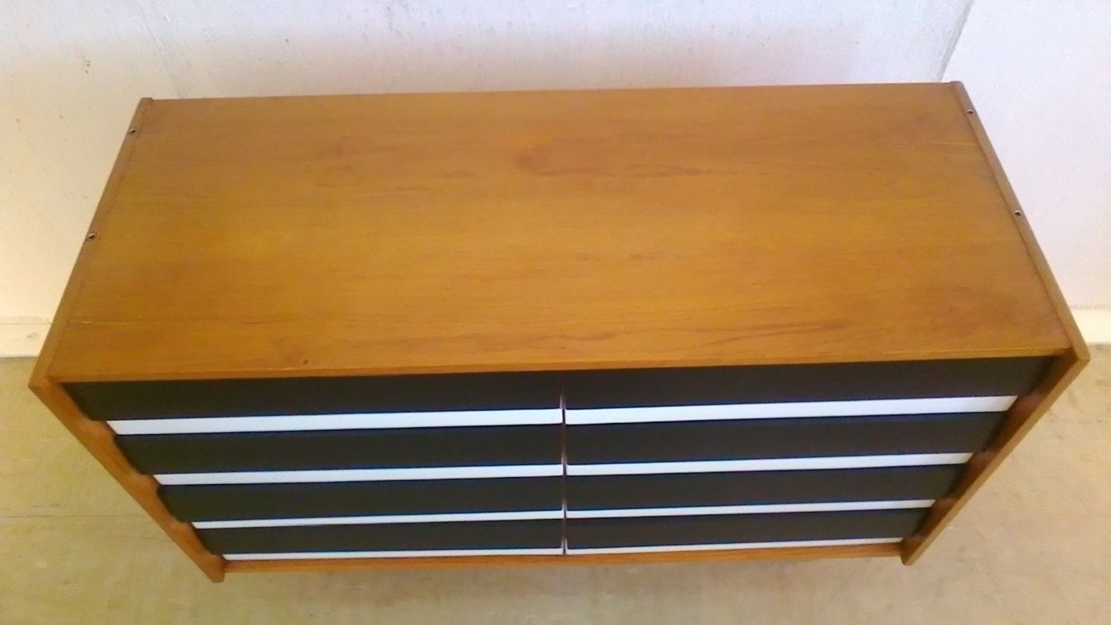 Drawers black and white Czech Republic 1960 s