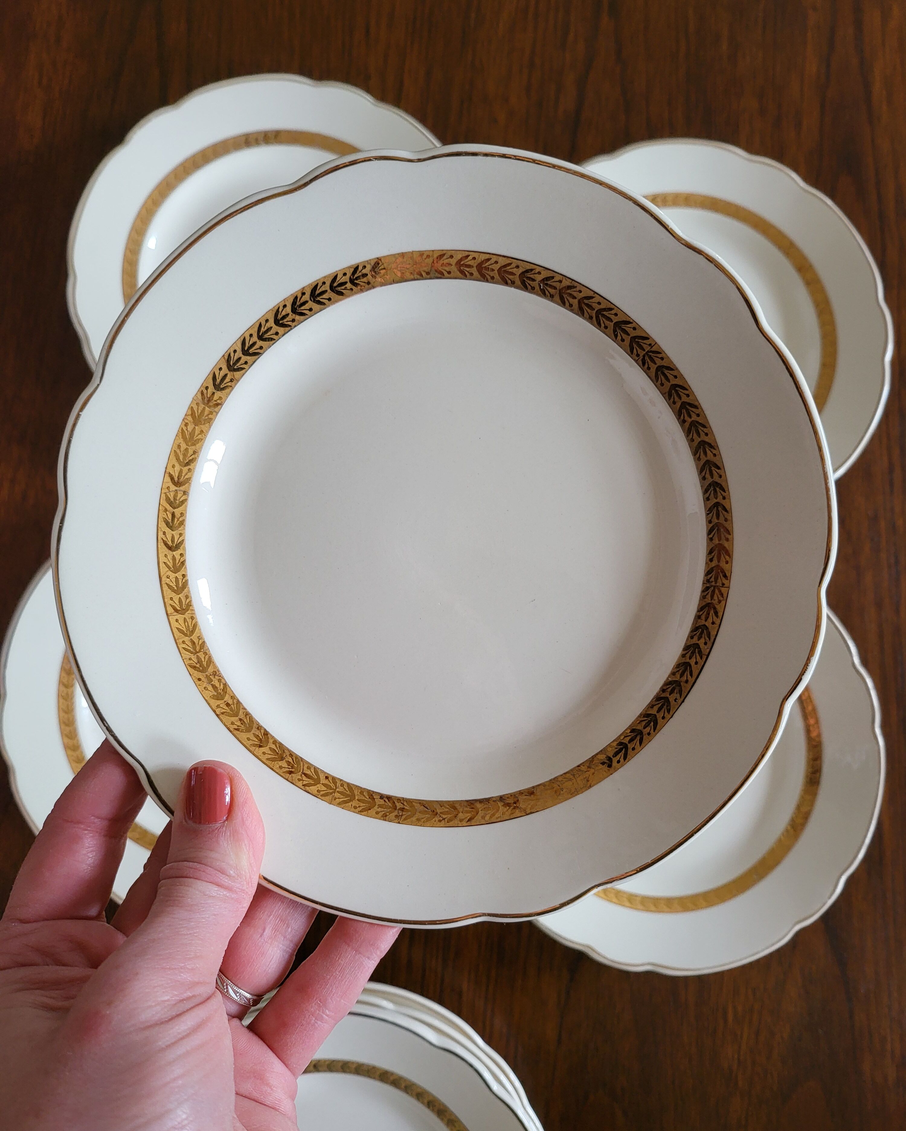 10 dessert plates Villeroy & Boch Model 7301