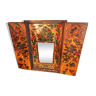 Miroir coffret Tibet début XXème, 46x31 cm