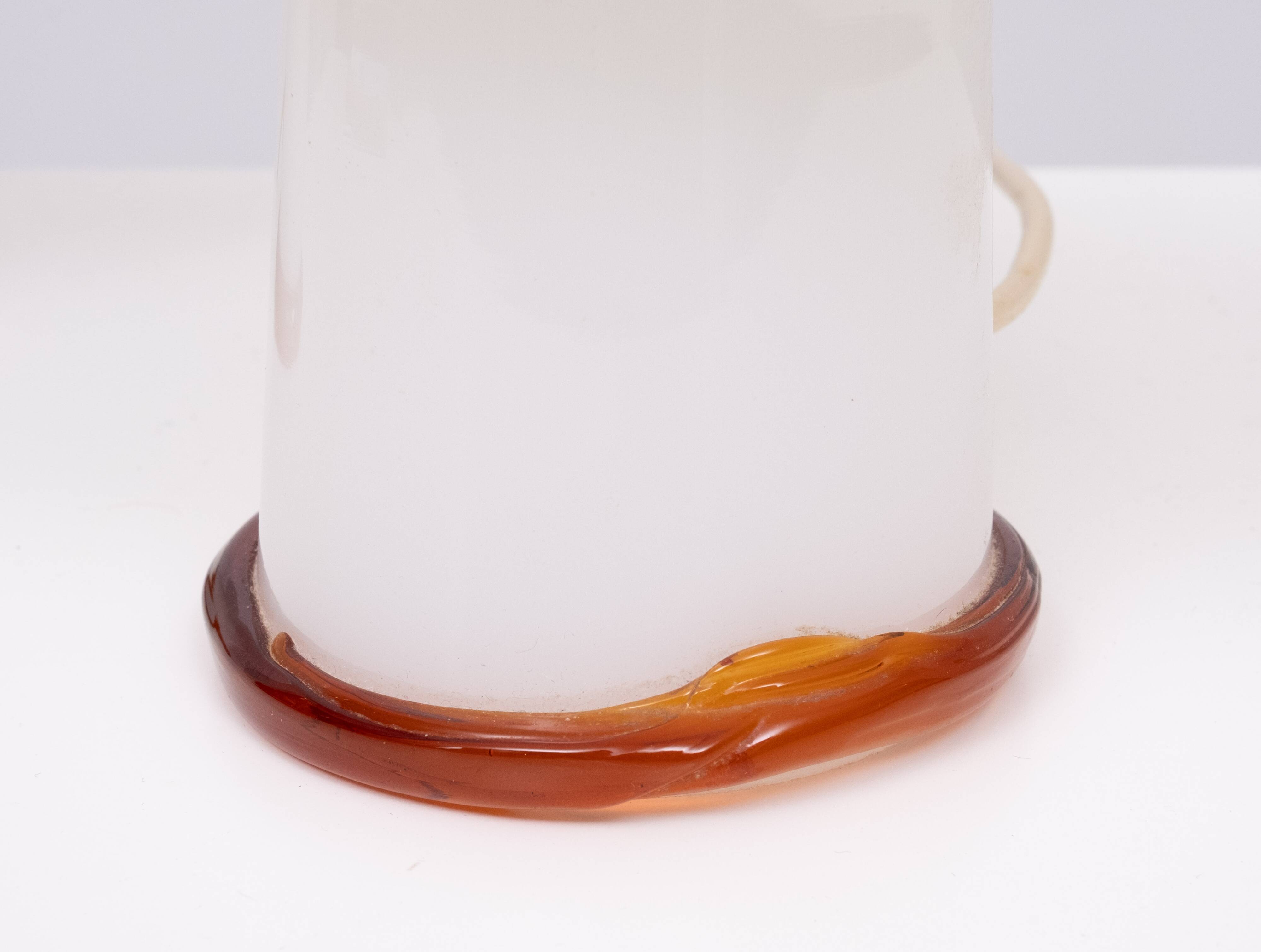 Stunning set Murano Mushroom table lamps 1970s Italy