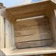 Vintage wooden case Bière Burghardt's Beer