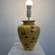 Large yellow lamp base with orange tulip shades, H46 D24