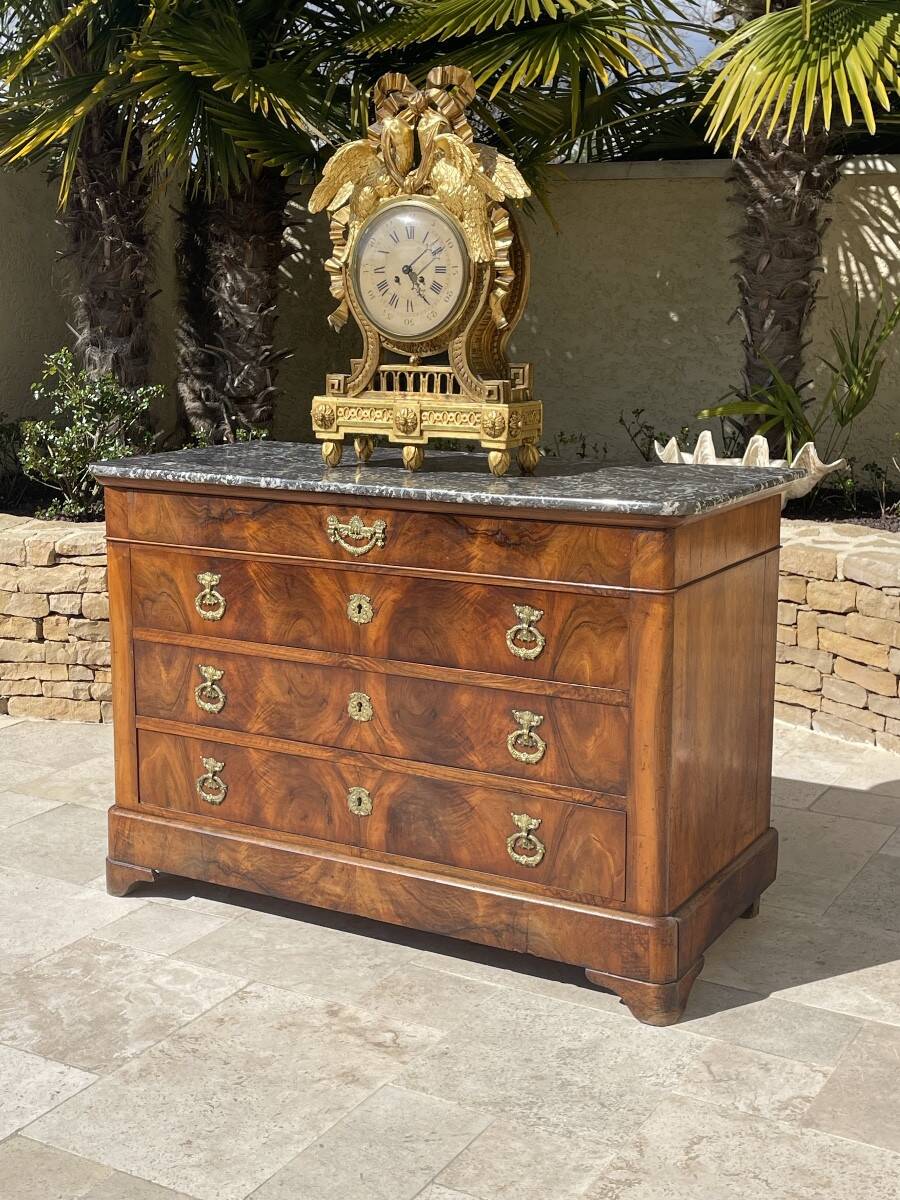 Restoration Period Walnut Chest of Drawers