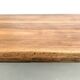 Beech farmhouse table, tapered legs, France, 1970s