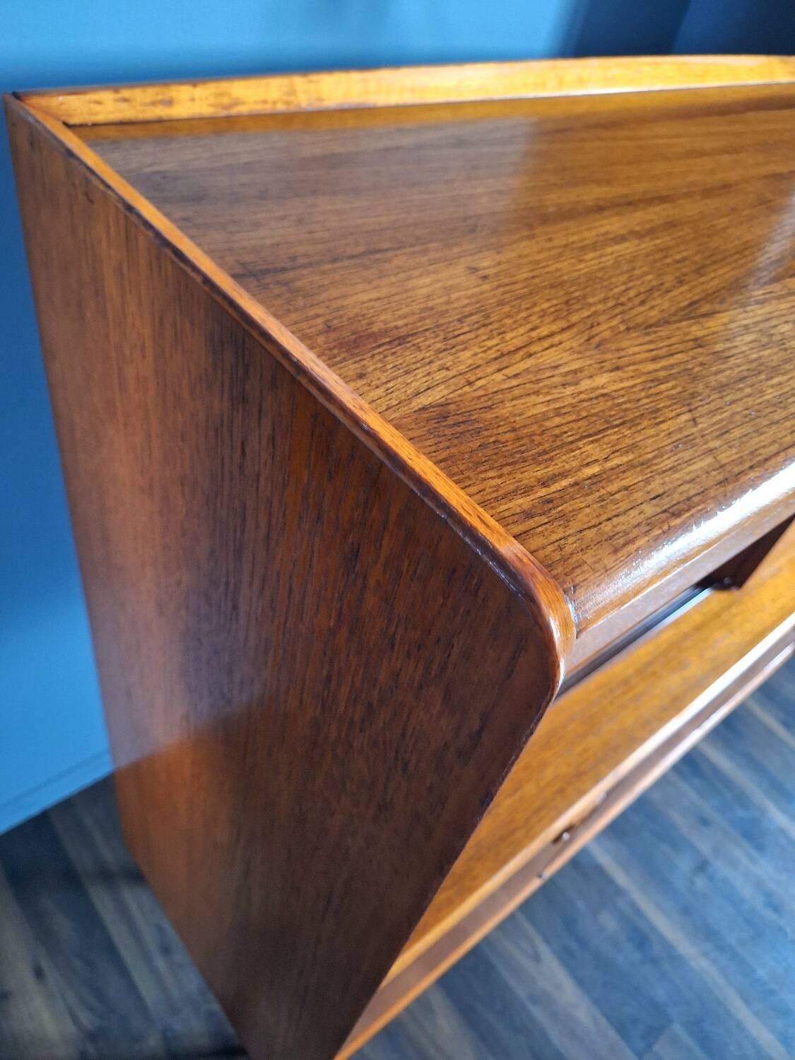 Vintage sideboard, antique bar cabinet, secretary bookcase