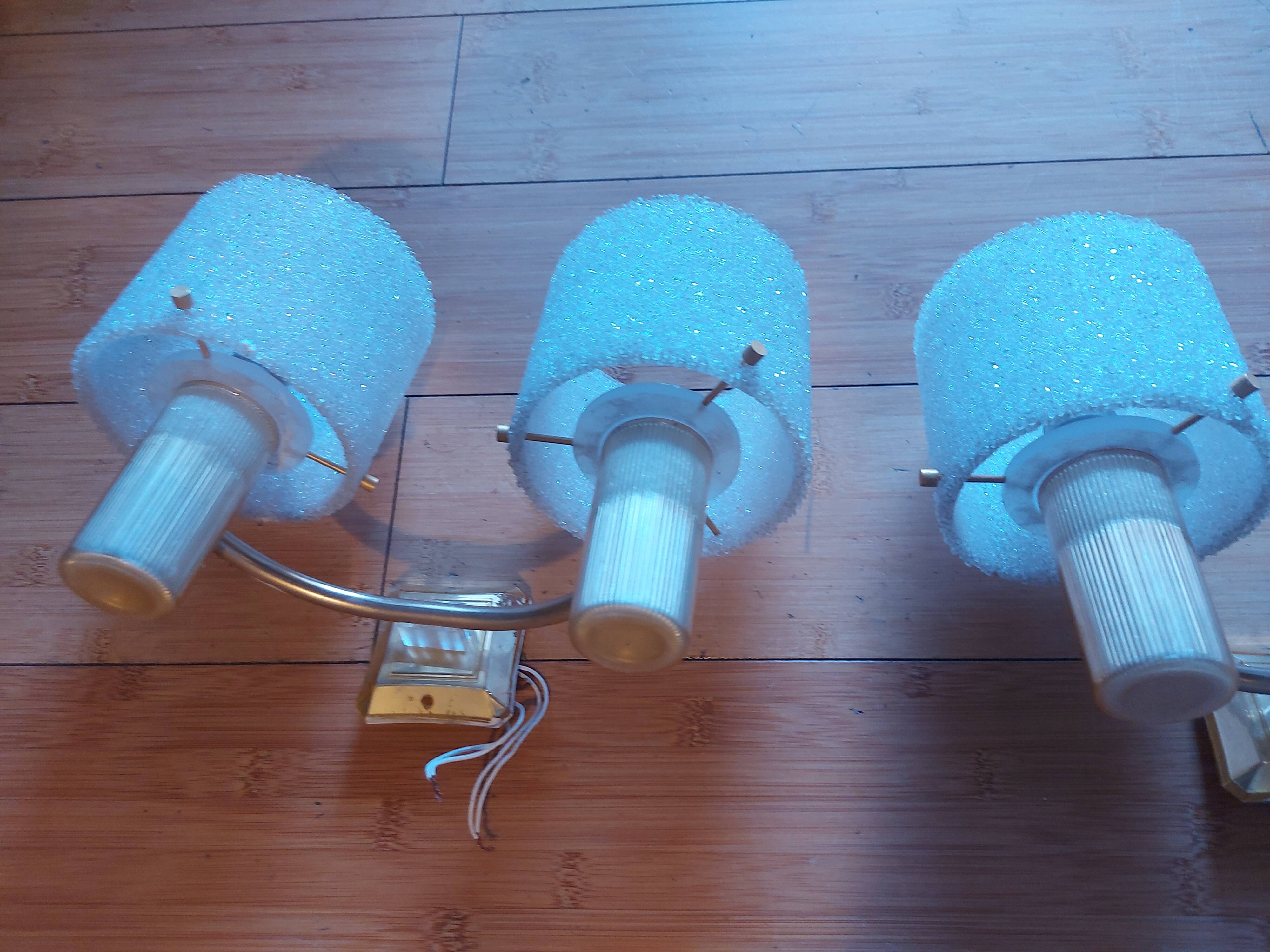 Pair of vintage 60's wall lights