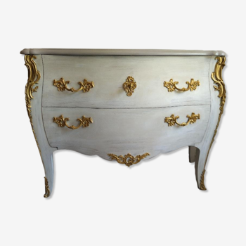 Commode royale patinée style louis xv