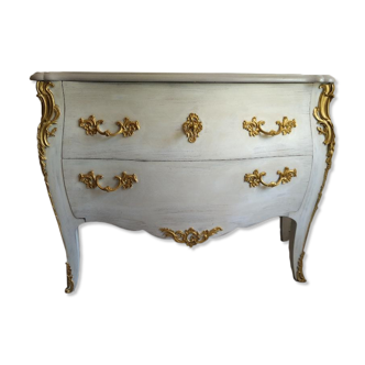 Commode royale patinée style louis xv